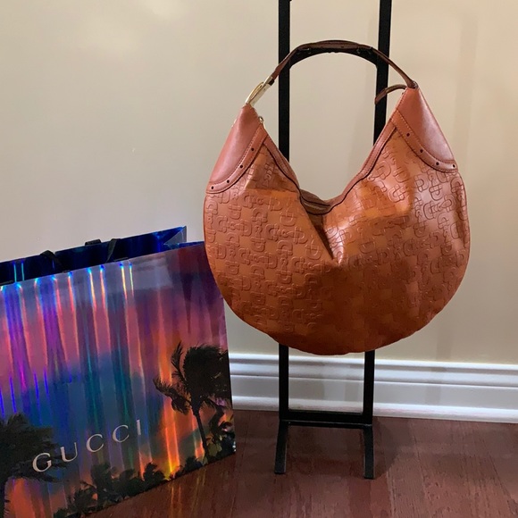 Gucci Handbags - SOLD   ✨HOST PICK✨ GUCCI Leather Horsebit Glam Hobo Bag